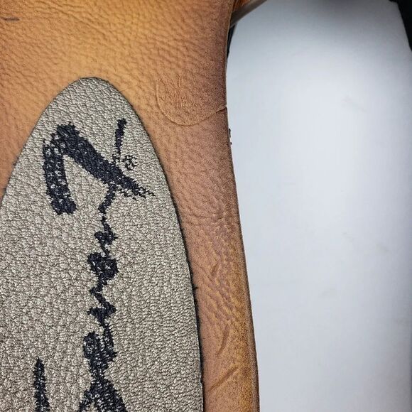 Seven 7 Pearl Slides Sandals Women's Size 10 Taupe Pewter Coastal Minimalist - Picture 10 of 10